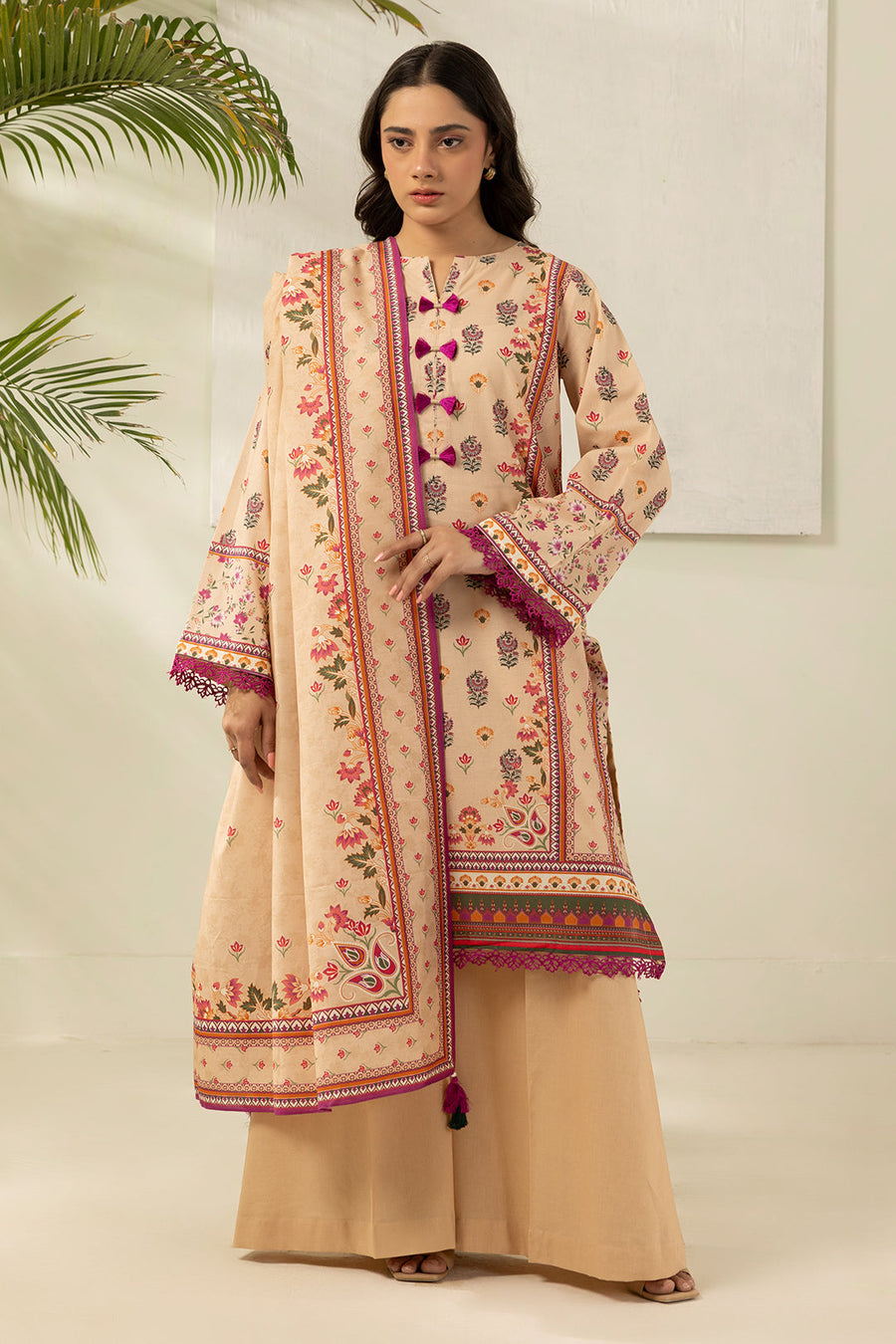 Zellbury Summer Printed Lawn Unstitched 3Pc Suit WUS26X30474
