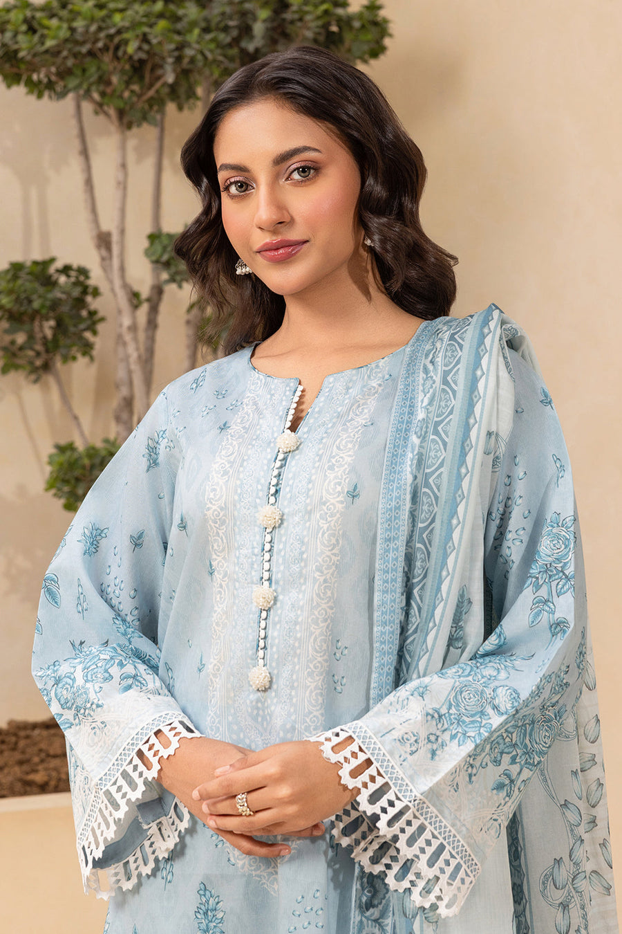 Zellbury Summer Printed Lawn Unstitched 3Pc Suit WUS26X30475