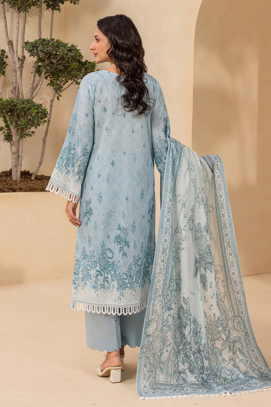 Zellbury Summer Printed Lawn Unstitched 3Pc Suit WUS26X30475