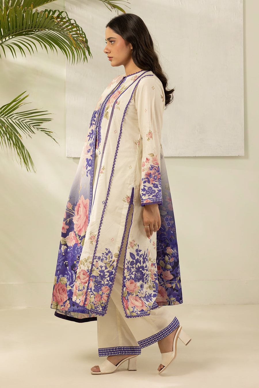 Zellbury Summer Printed Lawn Unstitched 3Pc Suit WUS26X30476