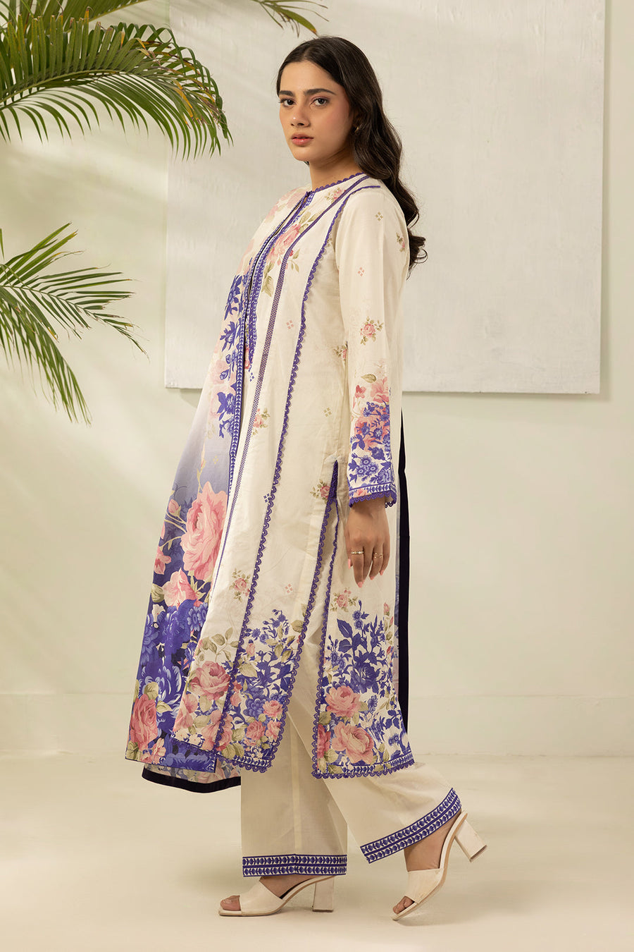 Zellbury Summer Printed Lawn Unstitched 3Pc Suit WUS26X30476