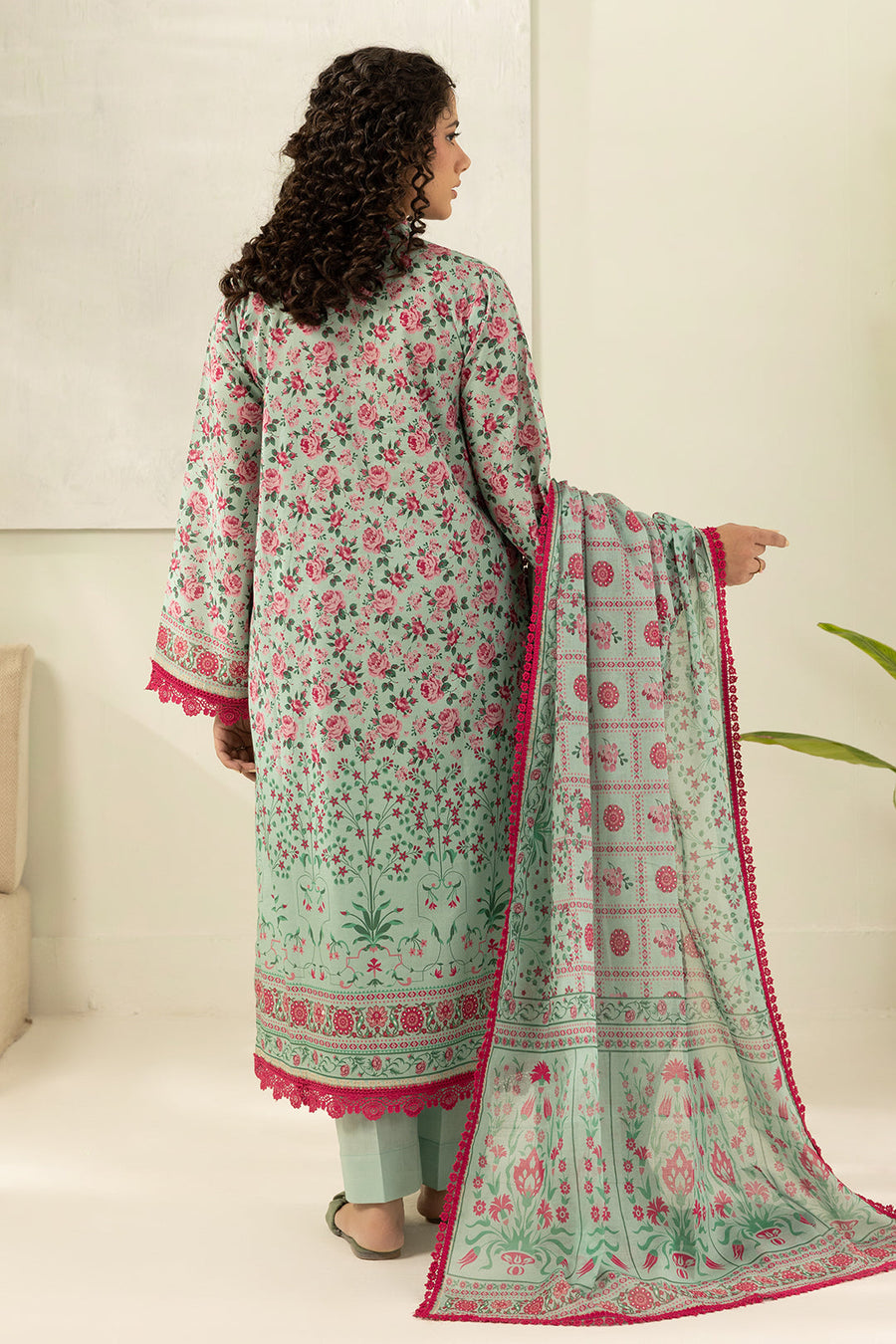 Zellbury Summer Printed Lawn Unstitched 3Pc Suit WUS26X30477