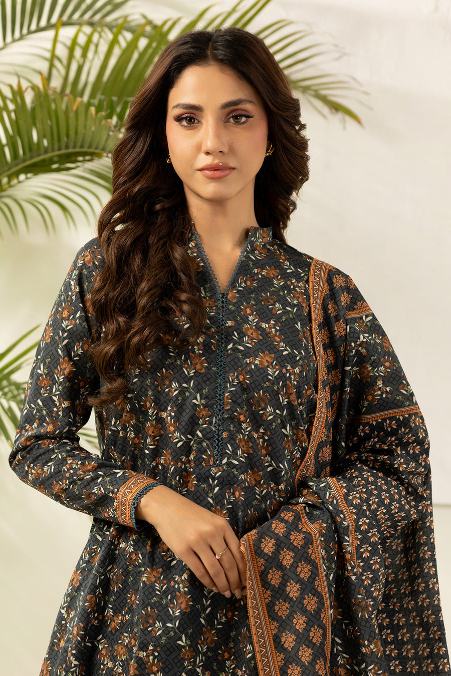 Zellbury Summer Printed Lawn Unstitched 3Pc Suit WUS26X30478
