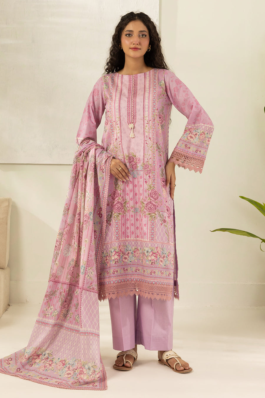 Zellbury Summer Printed Lawn Unstitched 3Pc Suit WUS26X30480
