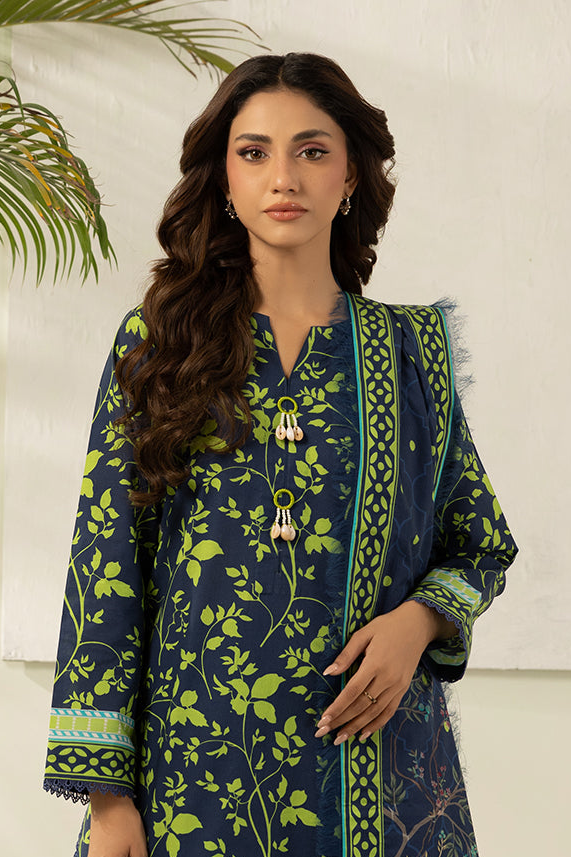 Zellbury Summer Printed Lawn Unstitched 3Pc Suit WUS26X30484