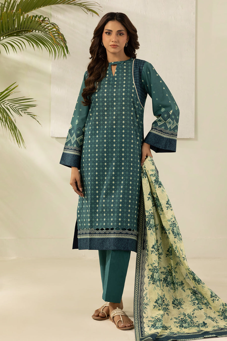 Zellbury Summer Printed Lawn Unstitched 3Pc Suit WUS26X30485