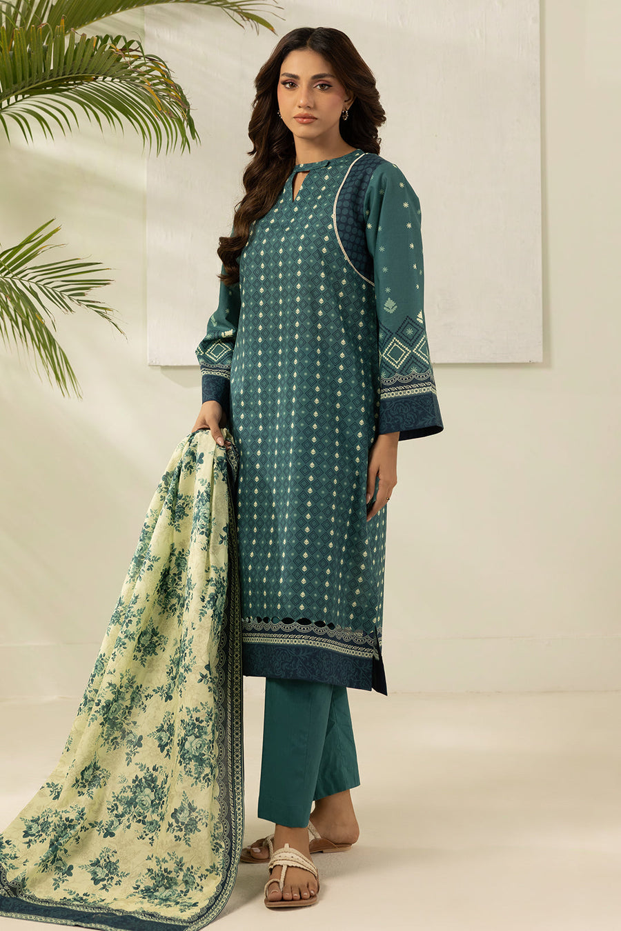 Zellbury Summer Printed Lawn Unstitched 3Pc Suit WUS26X30485