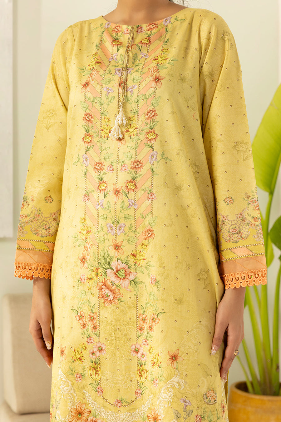 Zellbury Summer Printed Lawn Unstitched 3Pc Suit WUS26X30486
