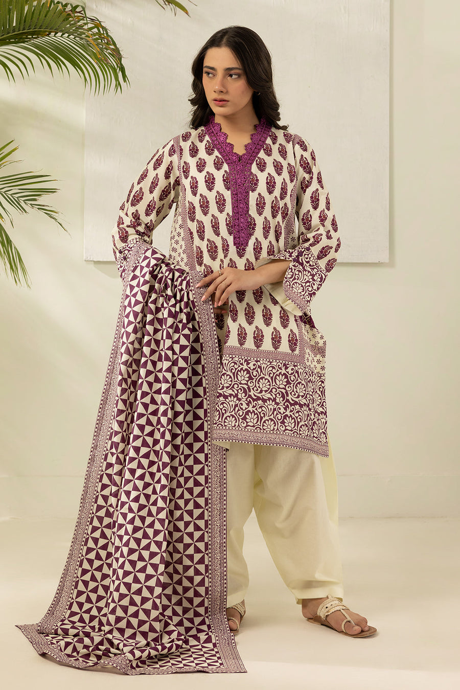 Zellbury Summer Printed Lawn Unstitched 3Pc Suit WUS26X30487