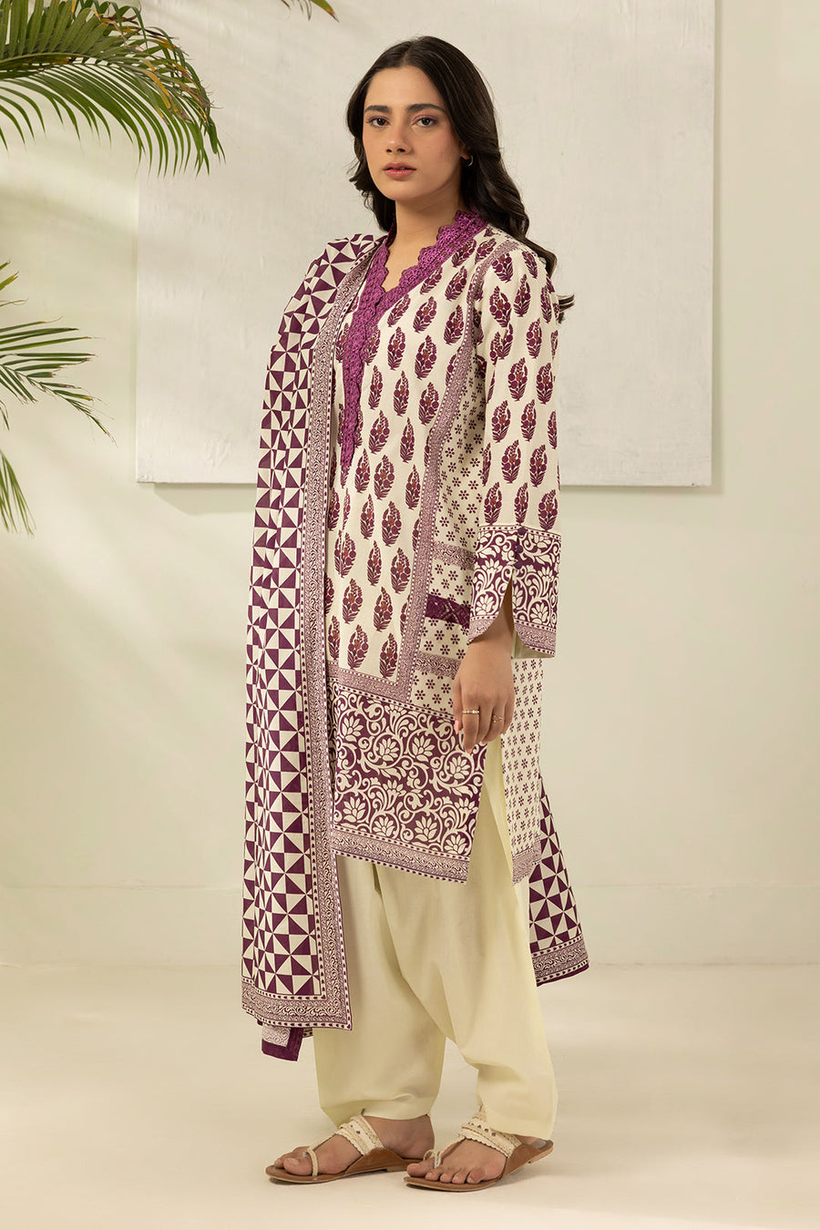 Zellbury Summer Printed Lawn Unstitched 3Pc Suit WUS26X30487