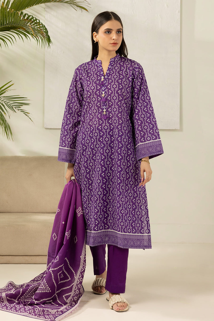 Zellbury Summer Printed Lawn Unstitched 3Pc Suit WUS26X30488
