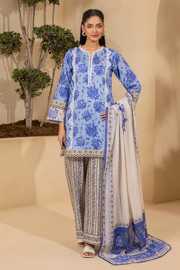 Zellbury Summer Printed Lawn Unstitched 3Pc Suit WUS26X30492