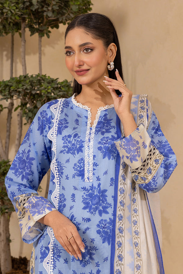 Zellbury Summer Printed Lawn Unstitched 3Pc Suit WUS26X30492