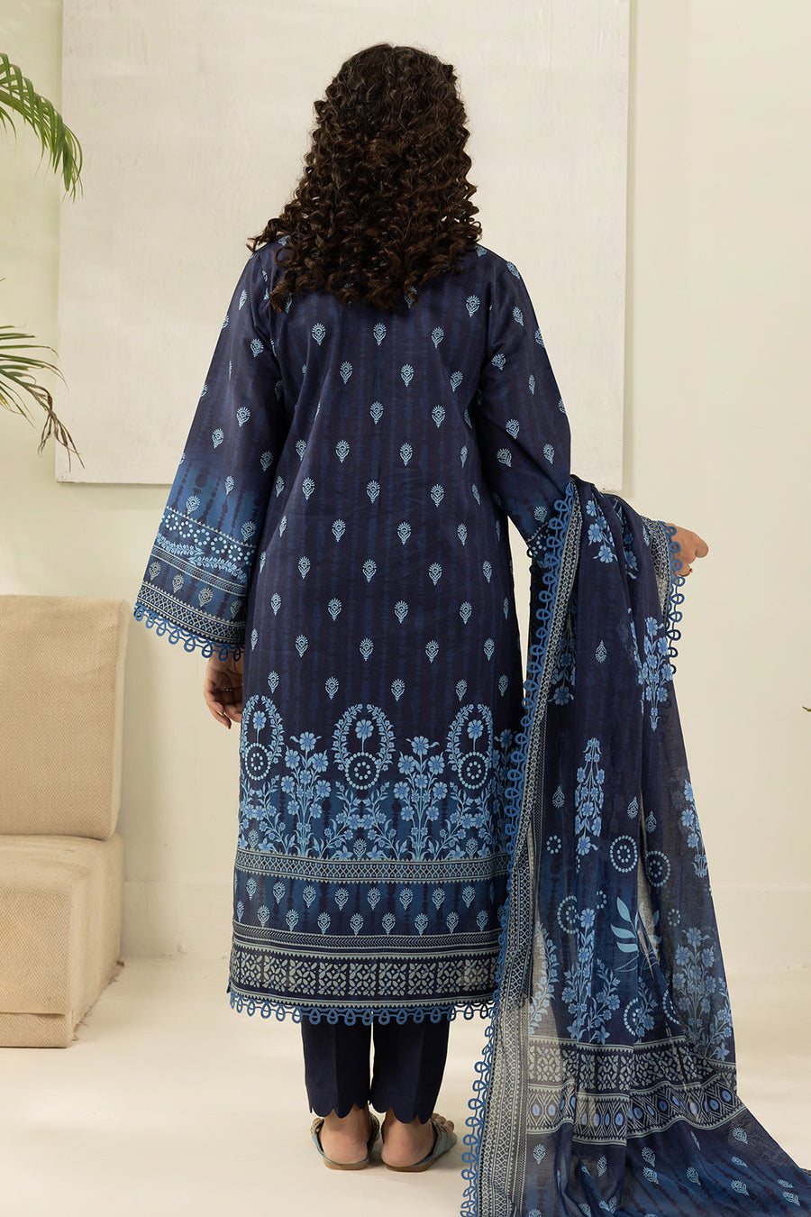 Zellbury Summer Printed Lawn Unstitched 3Pc Suit WUS26X30493