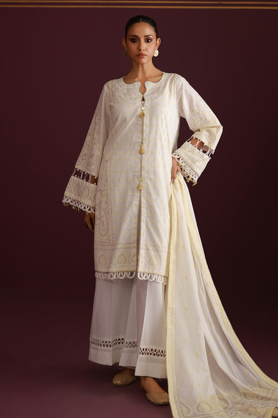 Zellbury Summer Printed Lawn Unstitched 3Pc Suit WUS26X30494