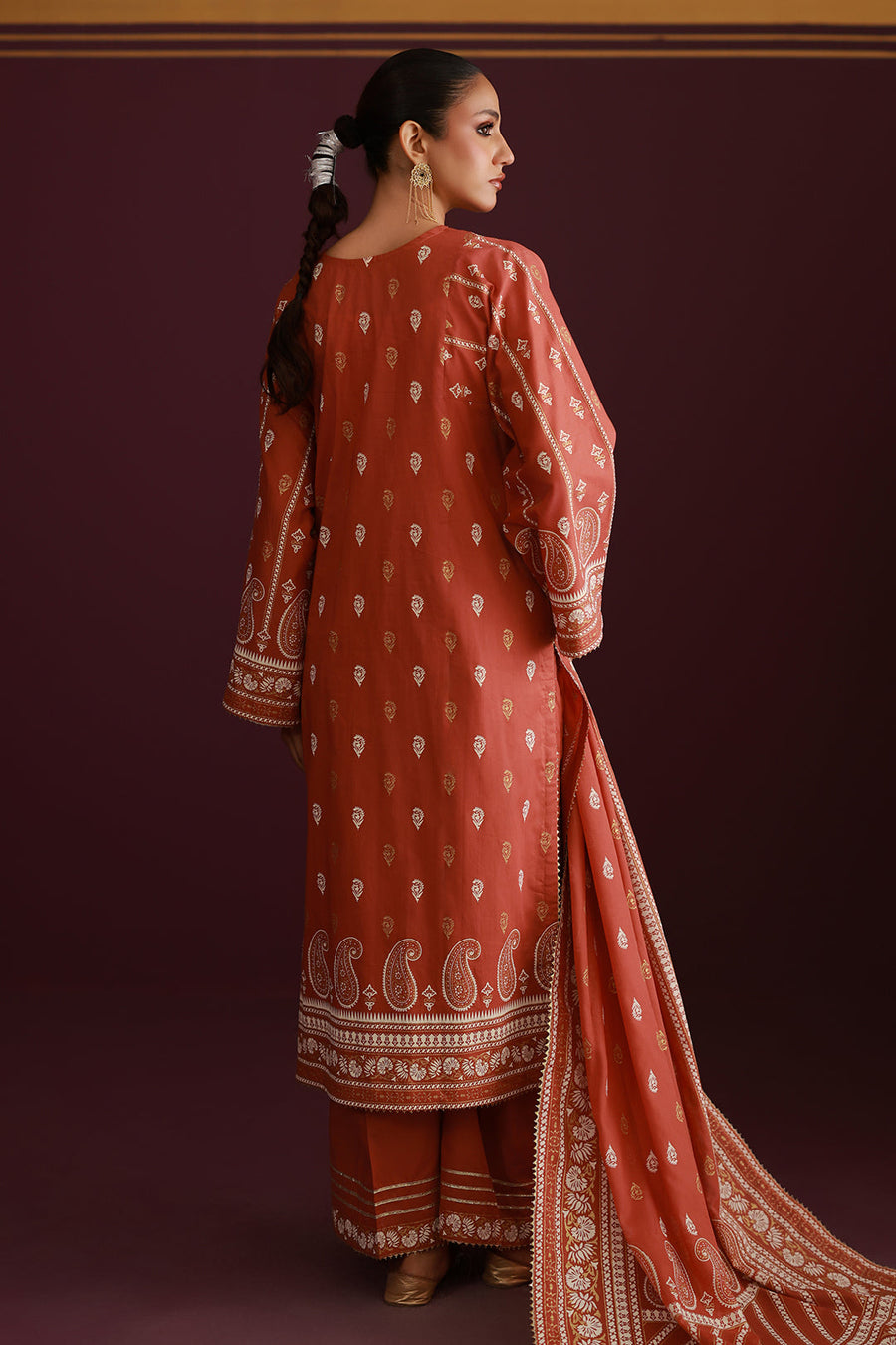 Zellbury Summer Printed Lawn Unstitched 3Pc Suit WUS26X30496