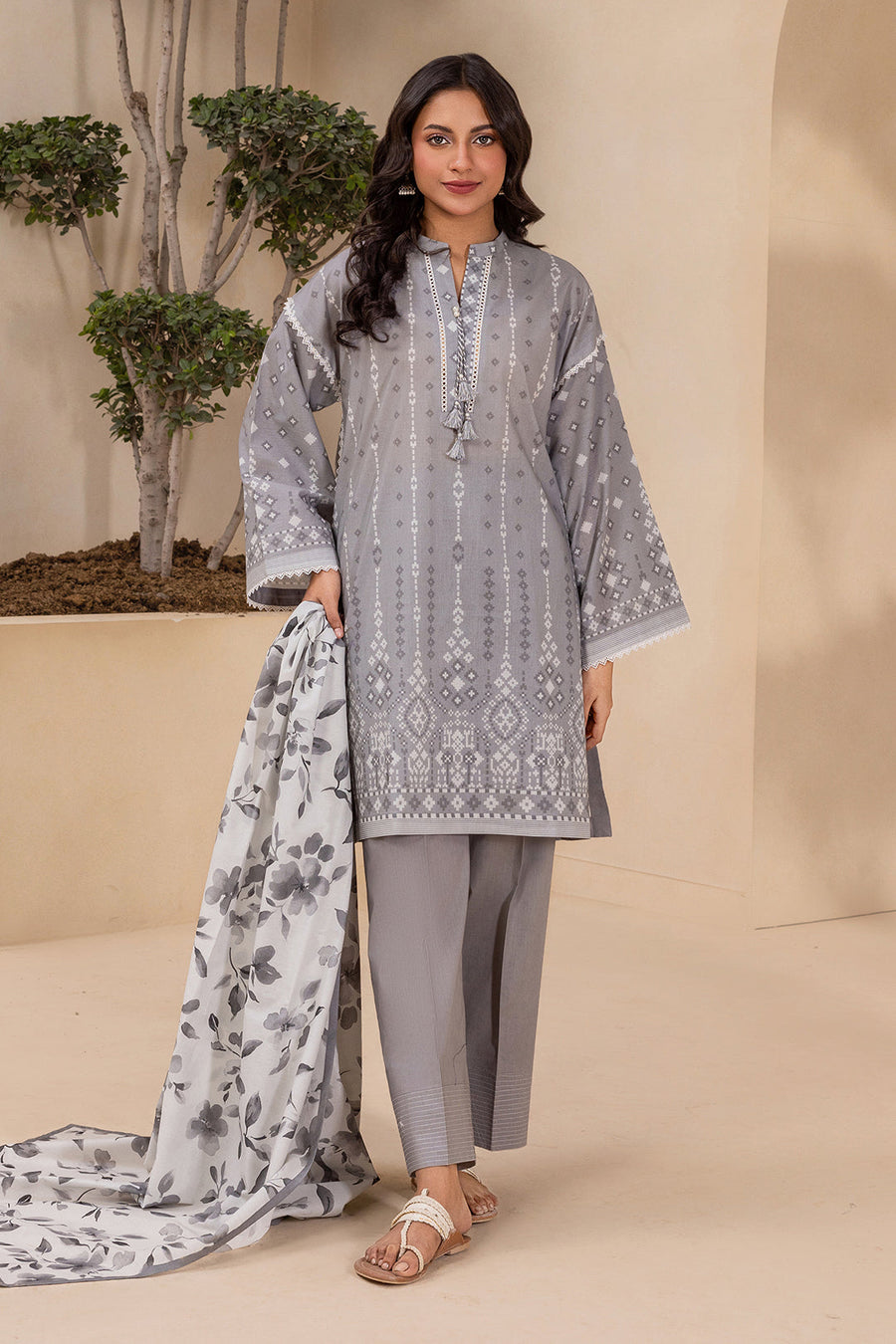 Zellbury Summer Printed Lawn Unstitched 3Pc Suit WUS26X30500