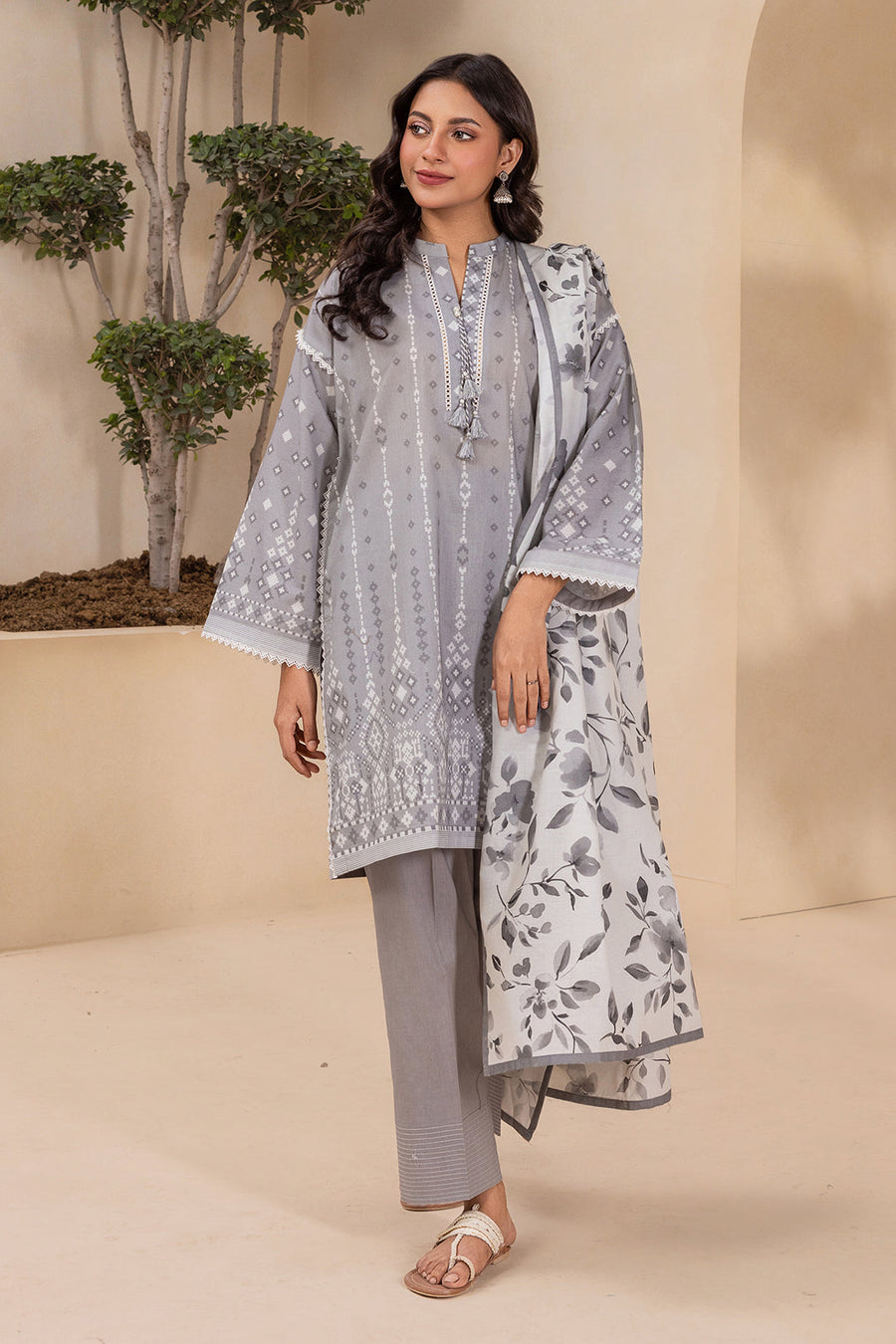 Zellbury Summer Printed Lawn Unstitched 3Pc Suit WUS26X30500