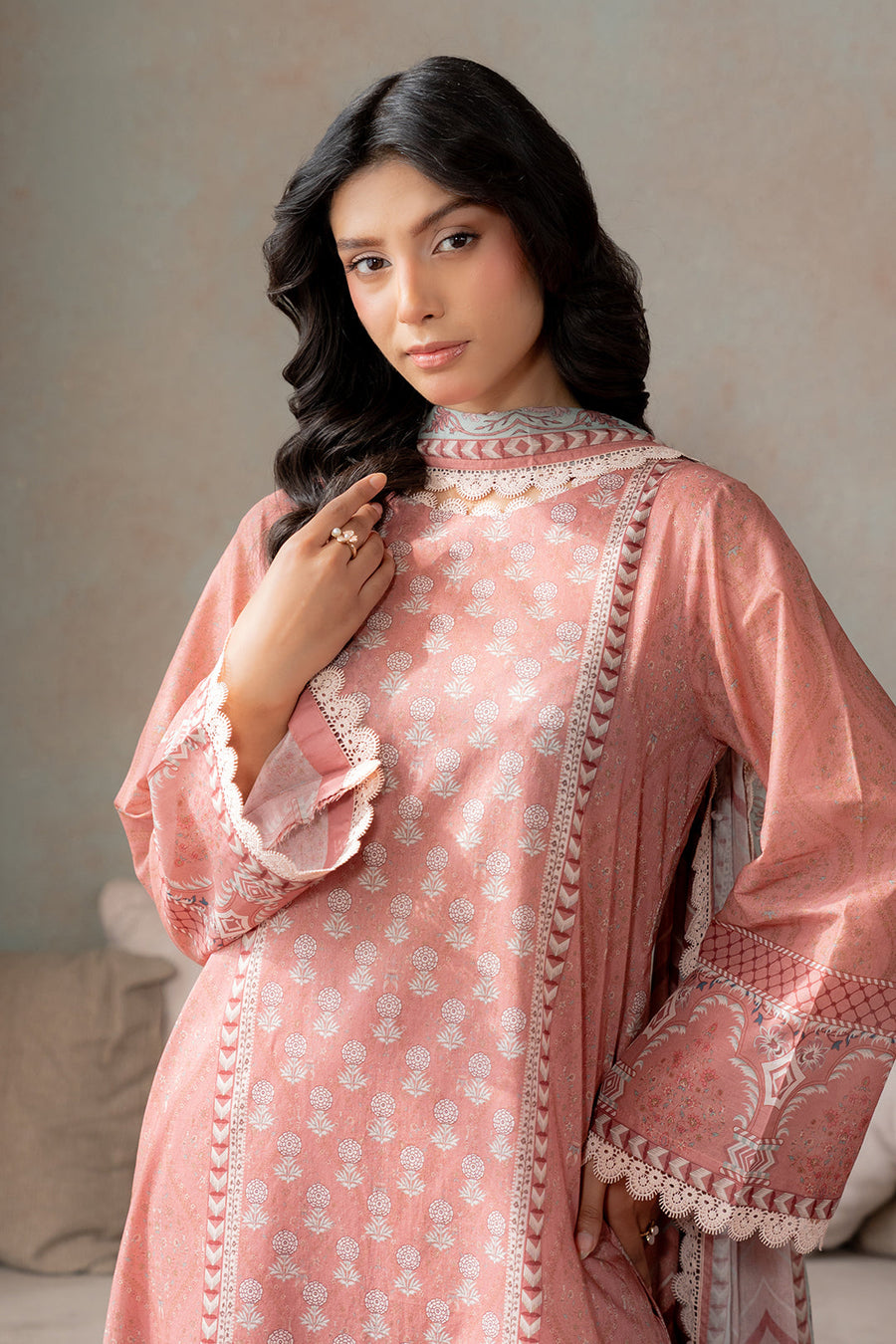 Zellbury Summer Printed Lawn Unstitched 3Pc Suit WUS26X30537