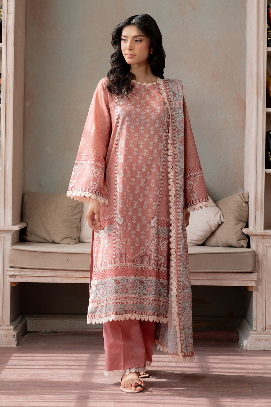 Zellbury Summer Printed Lawn Unstitched 3Pc Suit WUS26X30537
