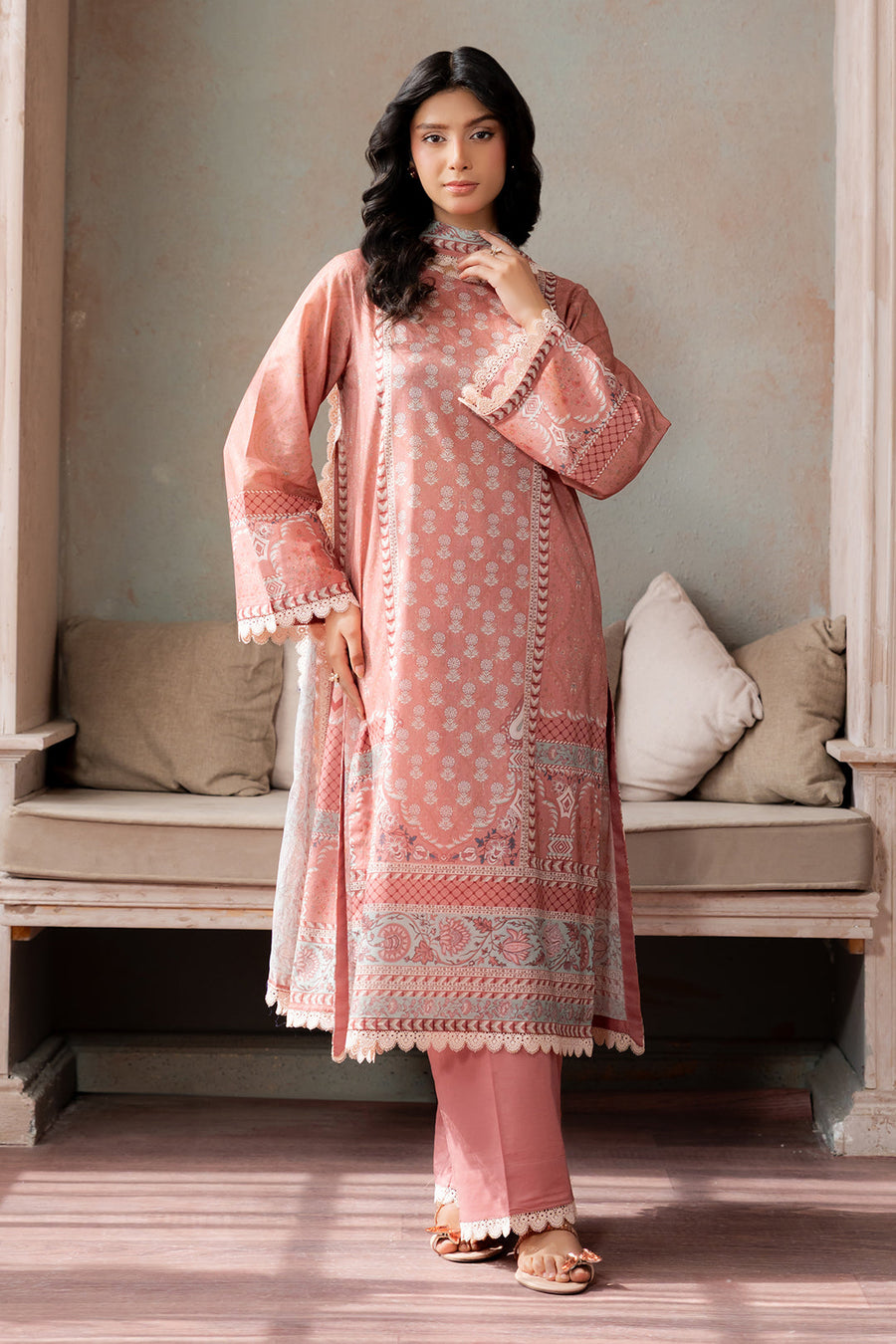 Zellbury Summer Printed Lawn Unstitched 3Pc Suit WUS26X30537