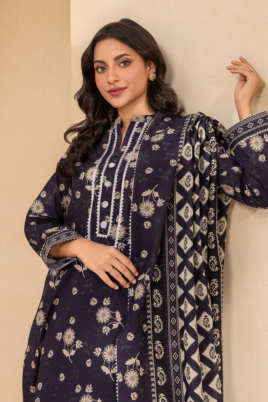 Zellbury Summer Printed Lawn Unstitched 3Pc Suit WUS26X30538