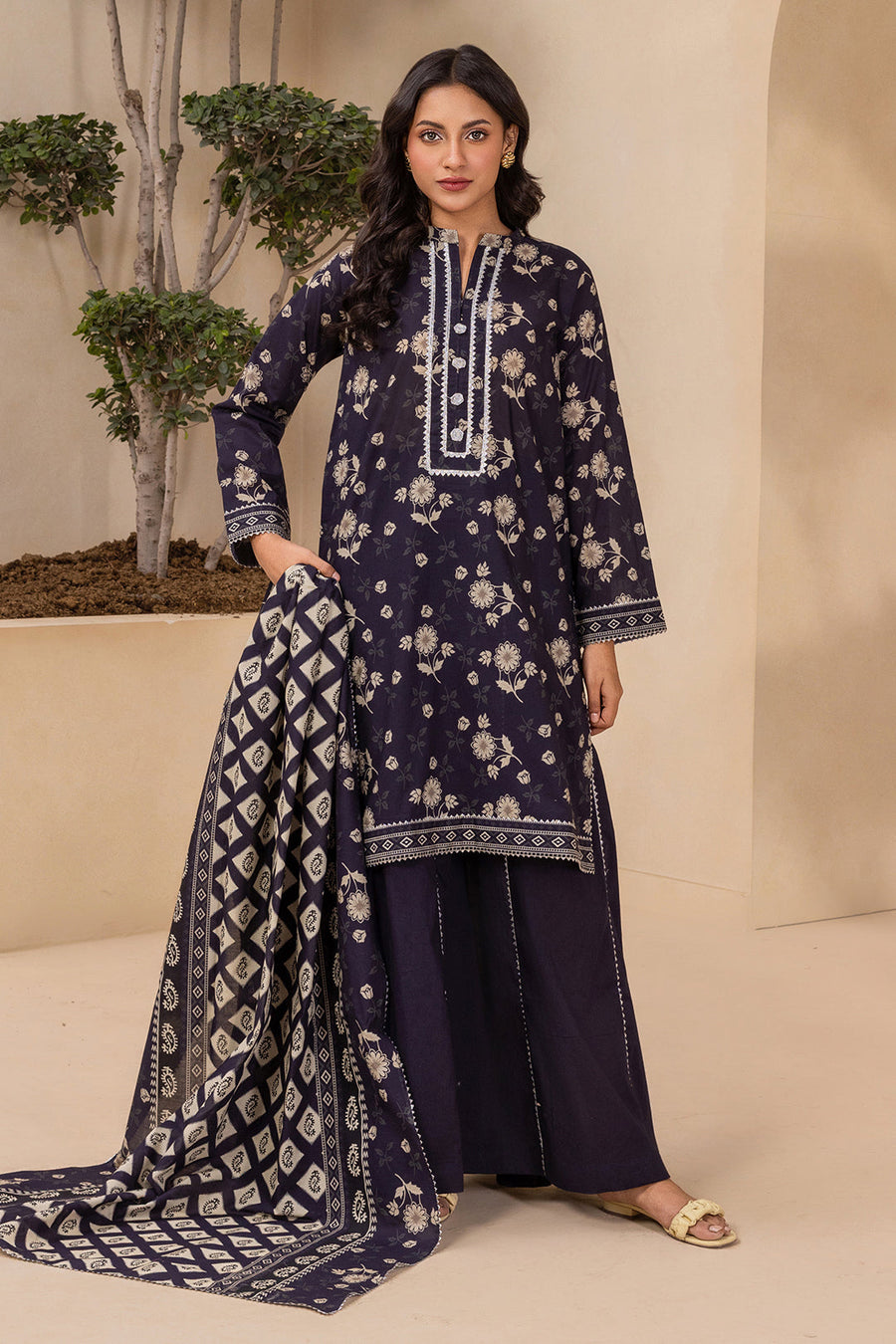 Zellbury Summer Printed Lawn Unstitched 3Pc Suit WUS26X30538