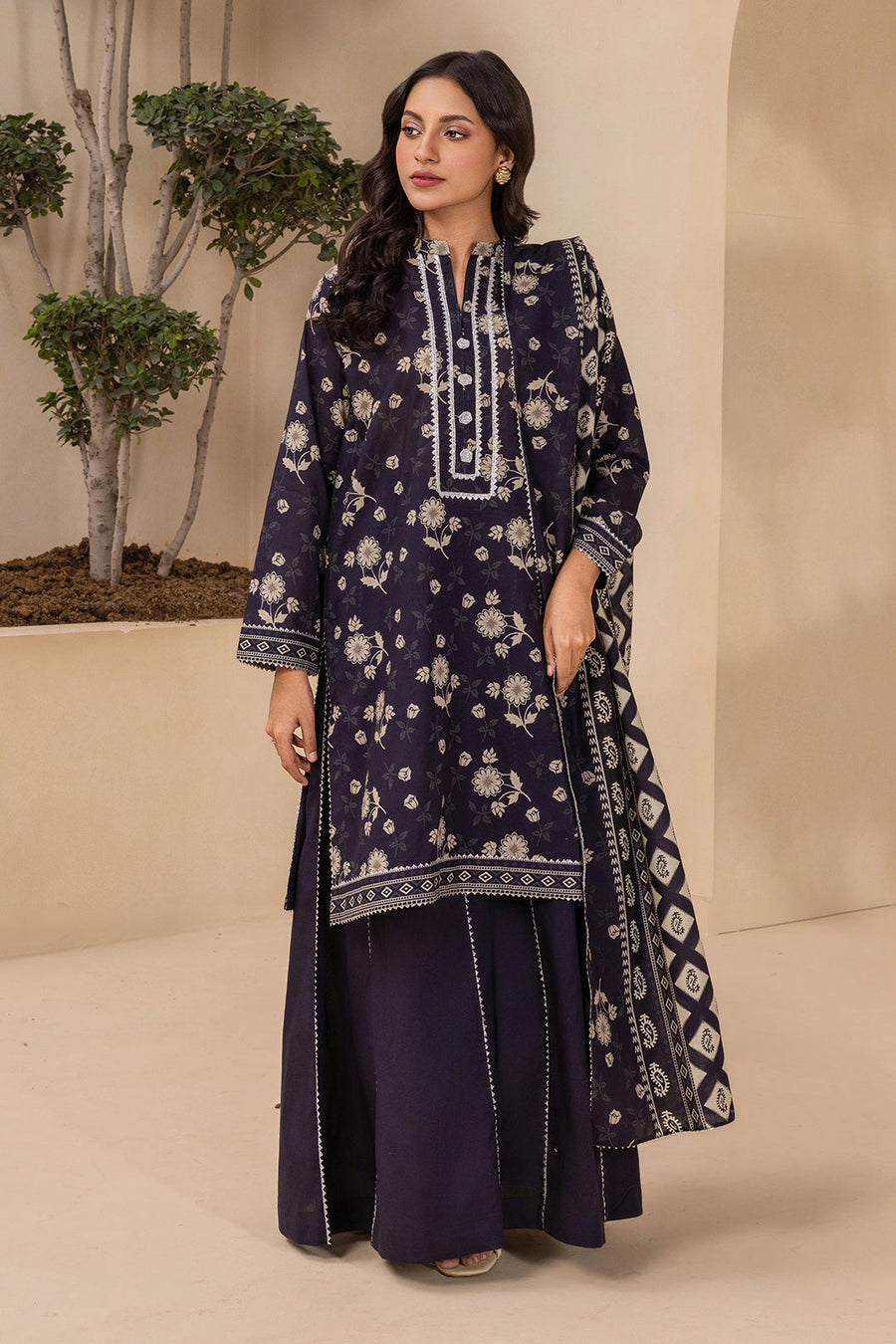 Zellbury Summer Printed Lawn Unstitched 3Pc Suit WUS26X30538