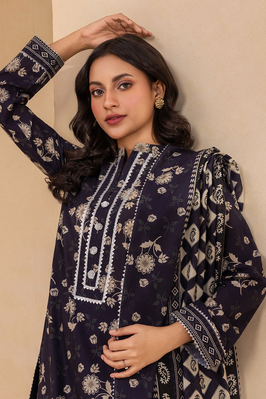 Zellbury Summer Printed Lawn Unstitched 3Pc Suit WUS26X30538