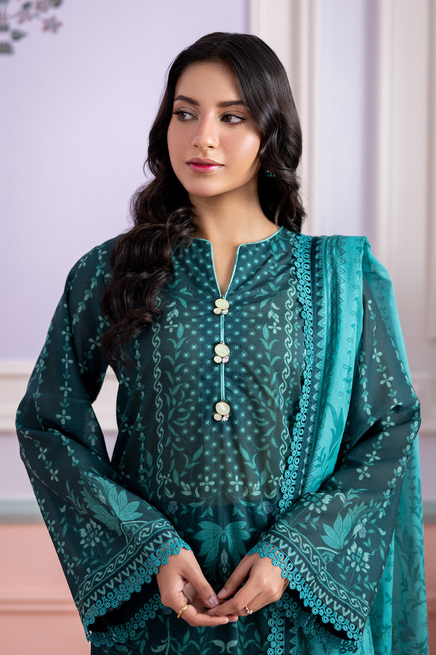 Zellbury Summer Printed Lawn Unstitched 3Pc Suit WUS26X30541