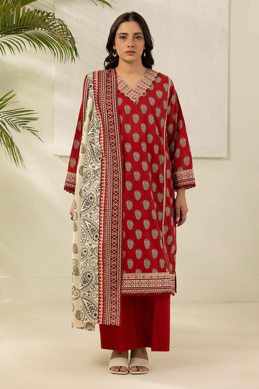 Zellbury Summer Printed Lawn Unstitched 3Pc Suit WUS26X30544