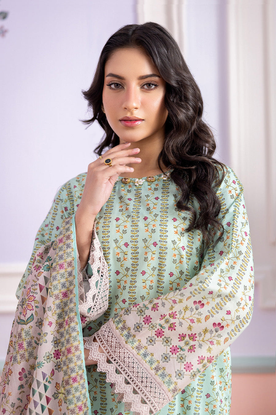 Zellbury Summer Printed Lawn Unstitched 3Pc Suit WUS26X30545