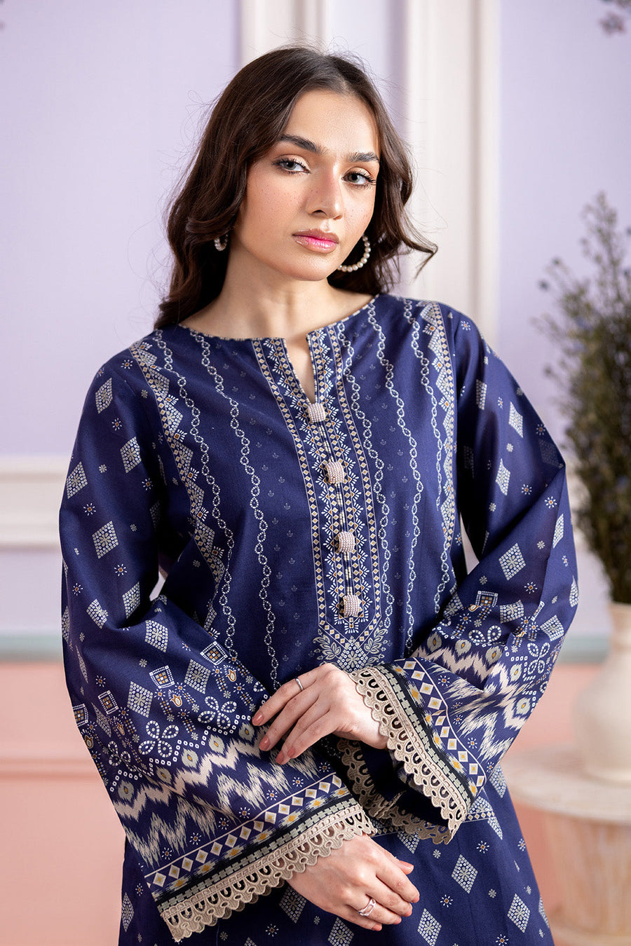 Zellbury Summer Printed Lawn Unstitched 3Pc Suit WUS26X30547