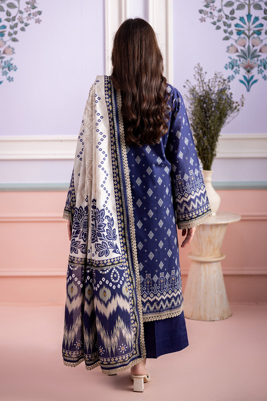 Zellbury Summer Printed Lawn Unstitched 3Pc Suit WUS26X30547