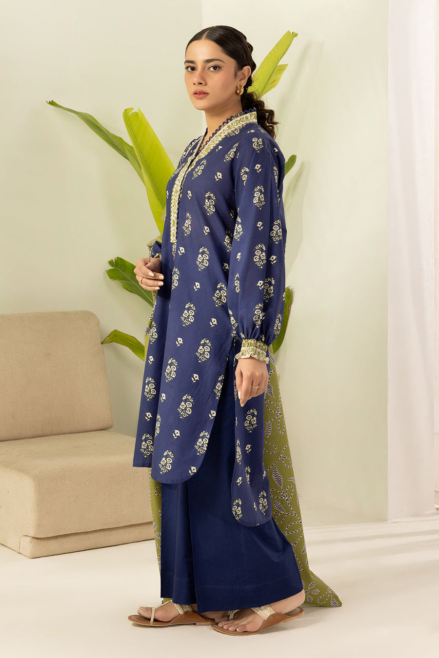 Zellbury Summer Printed Lawn Unstitched 3Pc Suit WUS26X30550