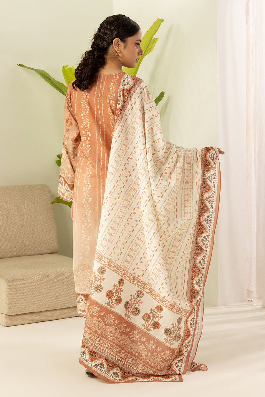 Zellbury Summer Printed Lawn Unstitched 3Pc Suit WUS26X30551