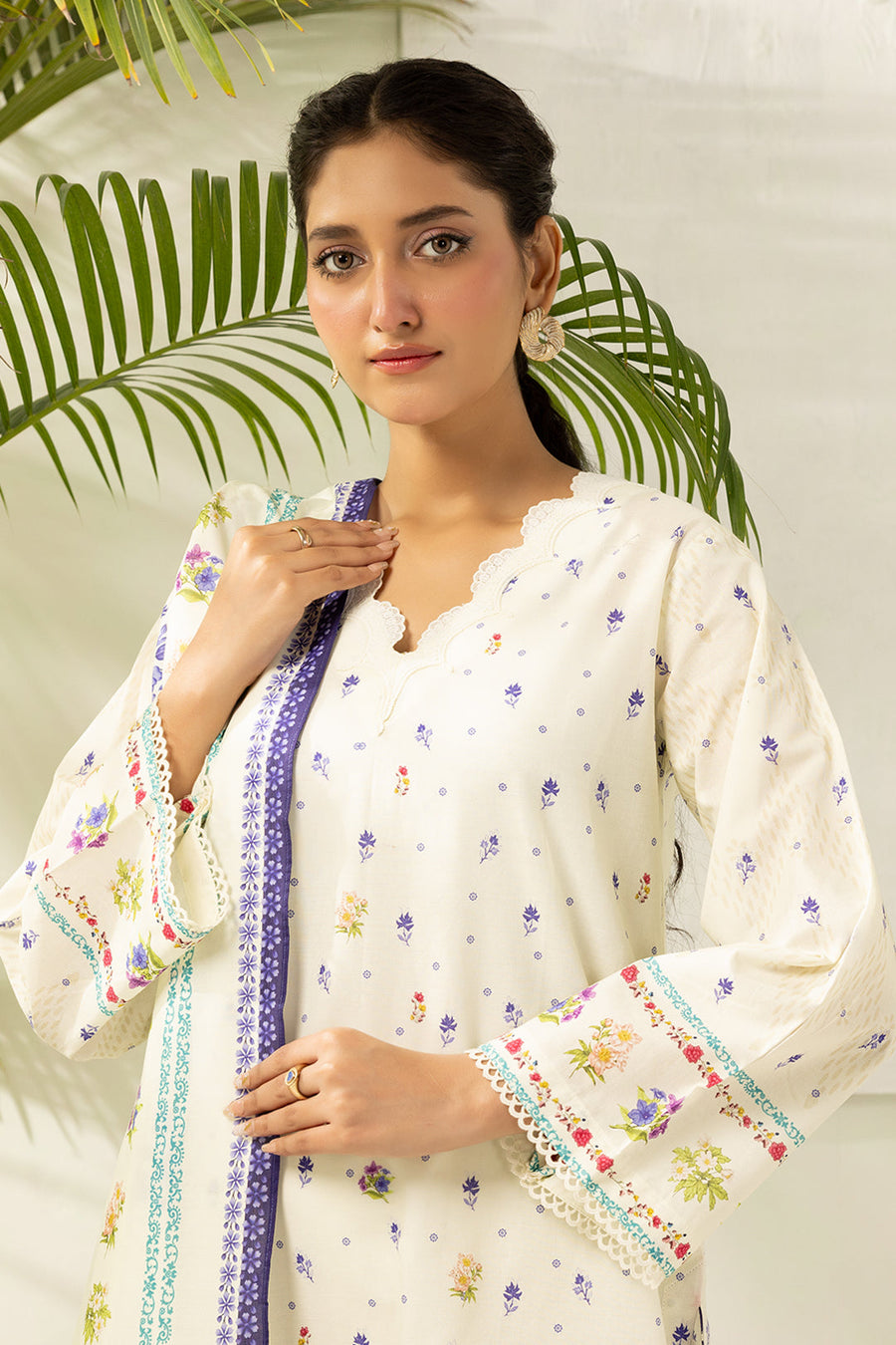 Zellbury Summer Printed Lawn Unstitched 3Pc Suit WUS26X30552