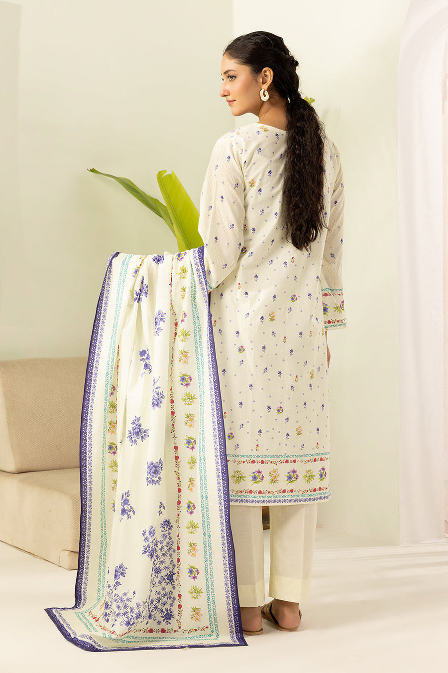 Zellbury Summer Printed Lawn Unstitched 3Pc Suit WUS26X30552