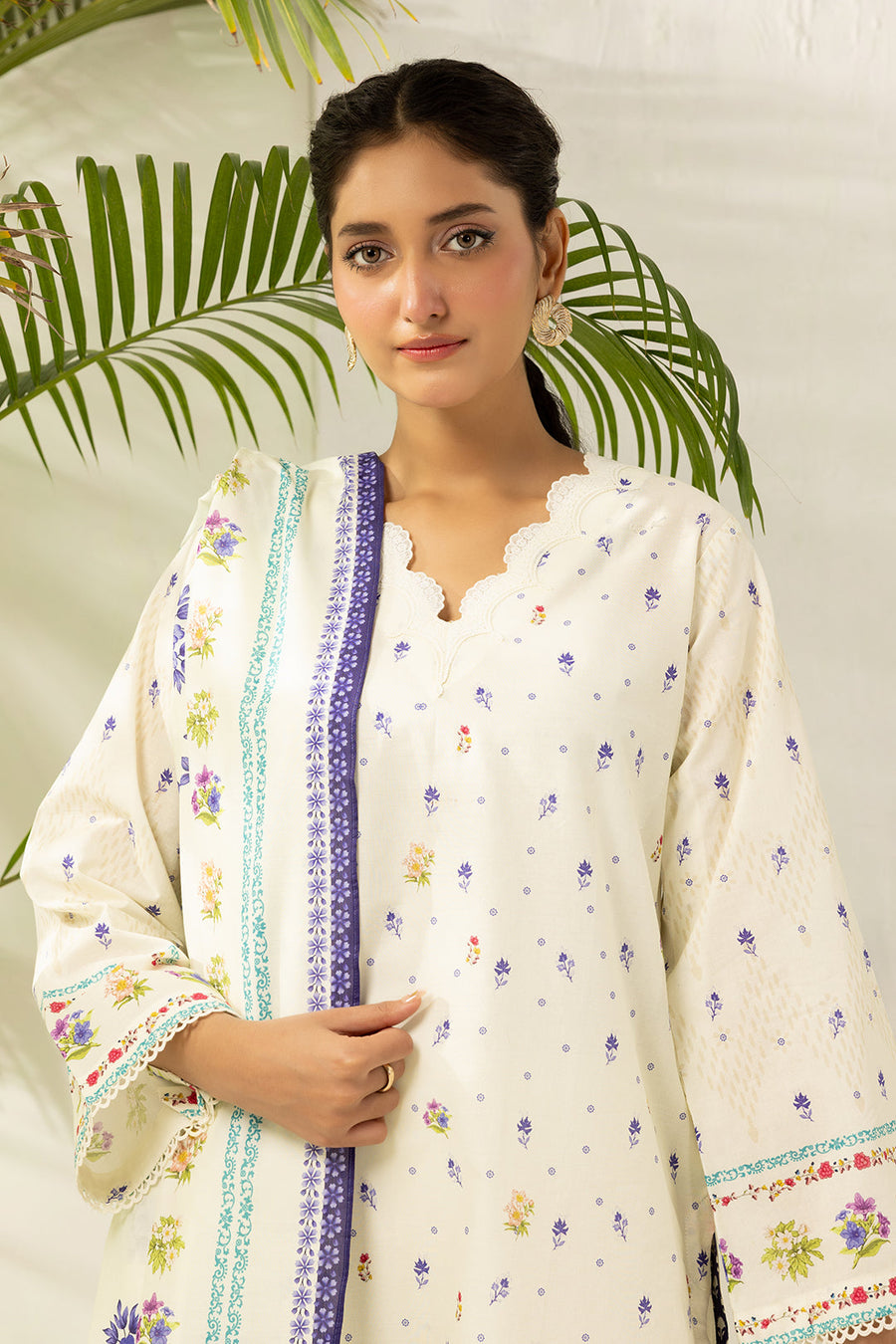 Zellbury Summer Printed Lawn Unstitched 3Pc Suit WUS26X30552