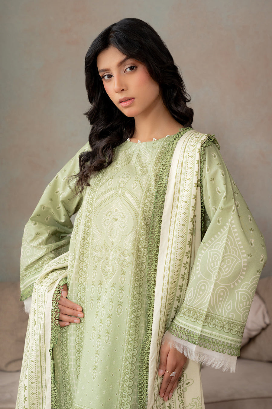 Zellbury Summer Printed Lawn Unstitched 3Pc Suit WUS26X30555