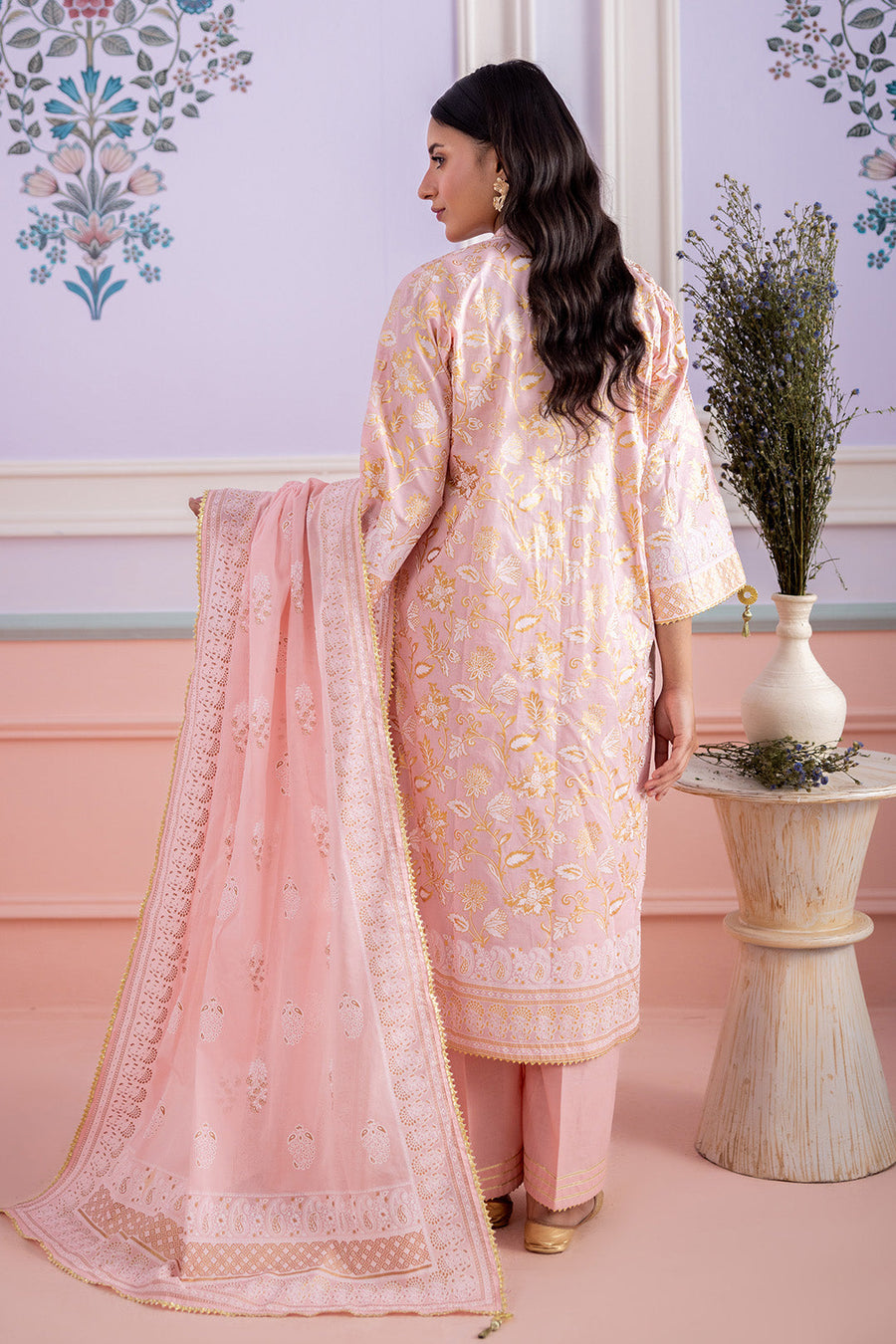 Zellbury Summer Printed Lawn Unstitched 3Pc Suit WUS26X30556