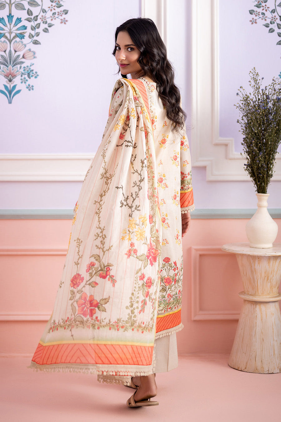 Zellbury Summer Printed Lawn Unstitched 3Pc Suit WUS26X30563