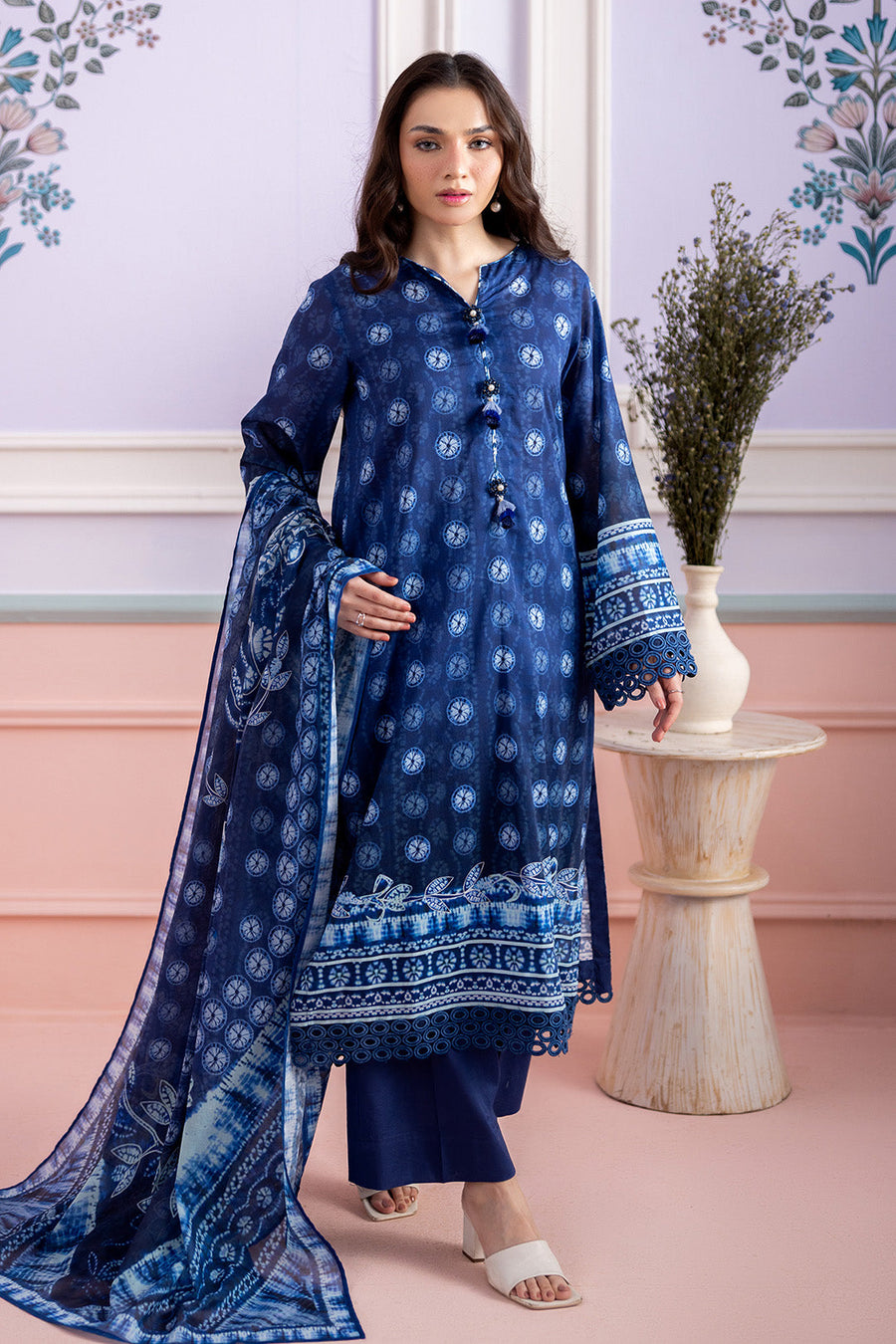 Zellbury Summer Printed Lawn Unstitched 3Pc Suit WUS26X30565
