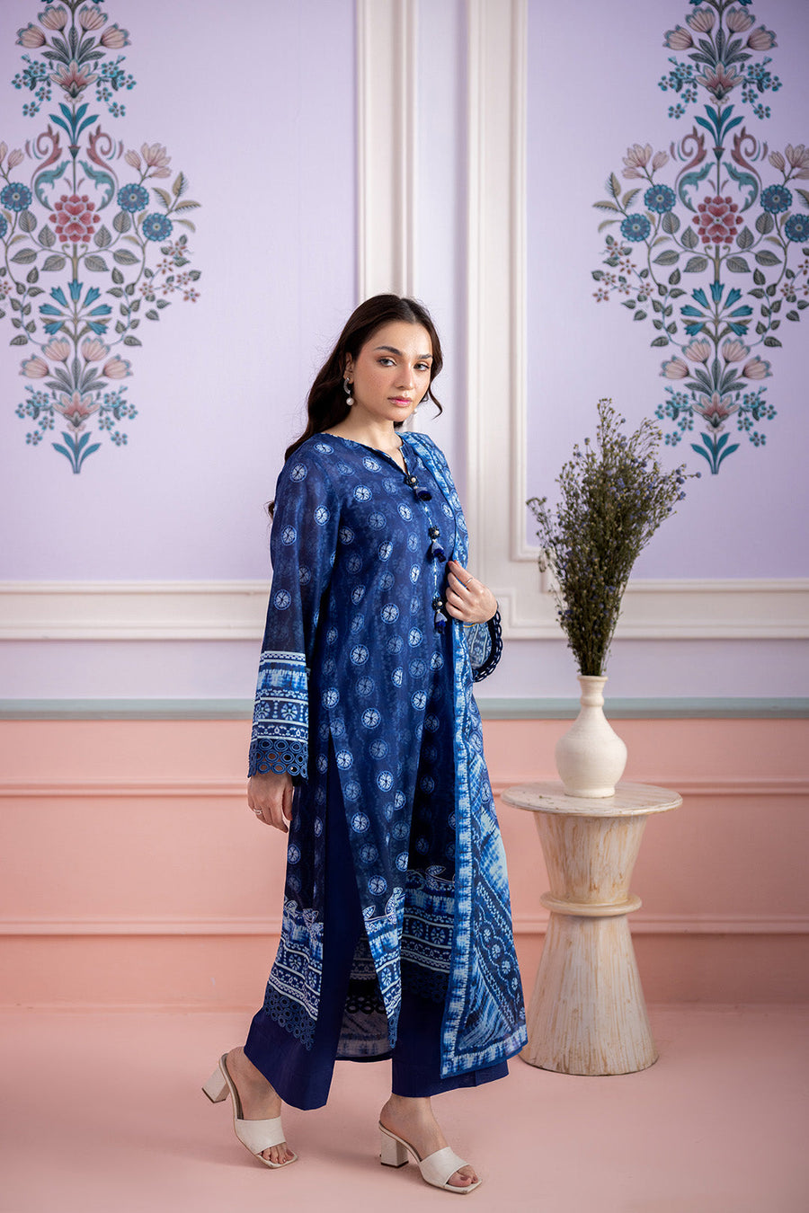 Zellbury Summer Printed Lawn Unstitched 3Pc Suit WUS26X30565
