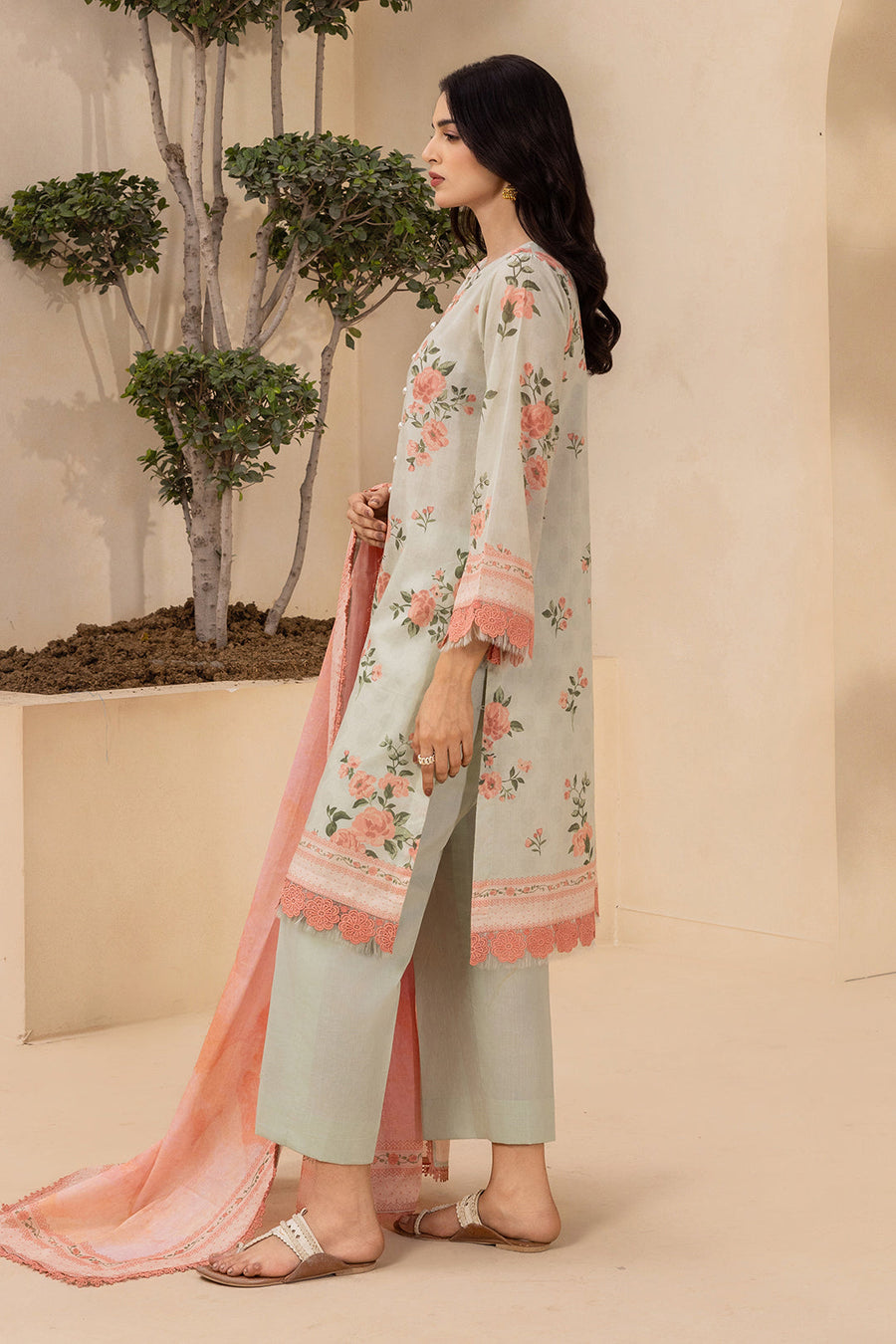 Zellbury Summer Printed Lawn Unstitched 3Pc Suit WUS26X30609