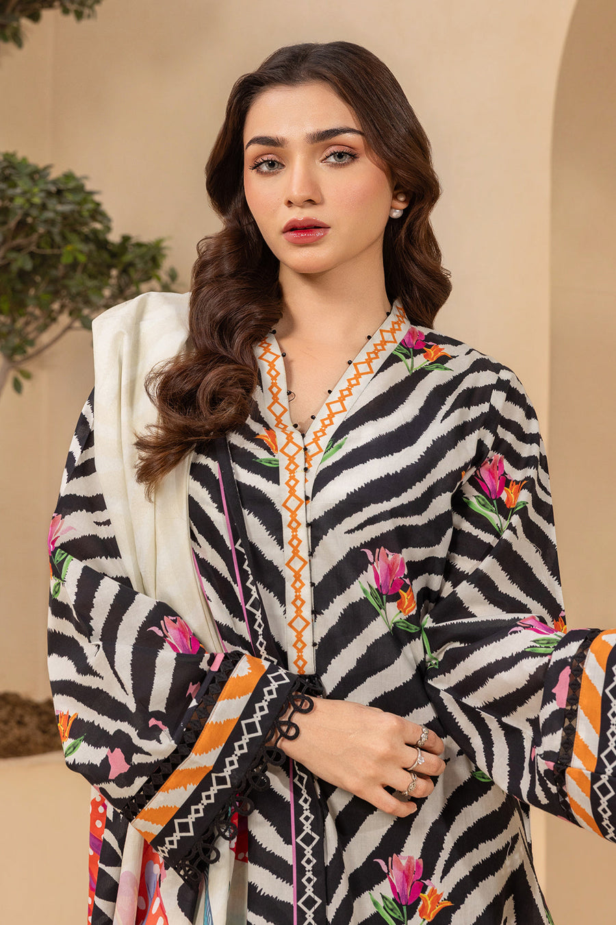 Zellbury Summer Printed Lawn Unstitched 3Pc Suit WUS26X30611