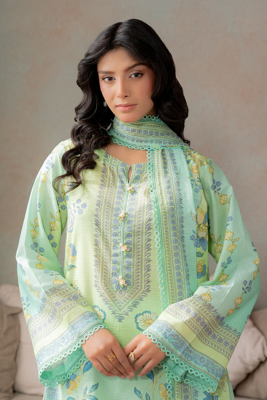Zellbury Summer Printed Lawn Unstitched 3Pc Suit WUS26X30613