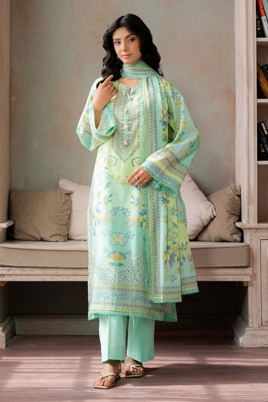 Zellbury Summer Printed Lawn Unstitched 3Pc Suit WUS26X30613