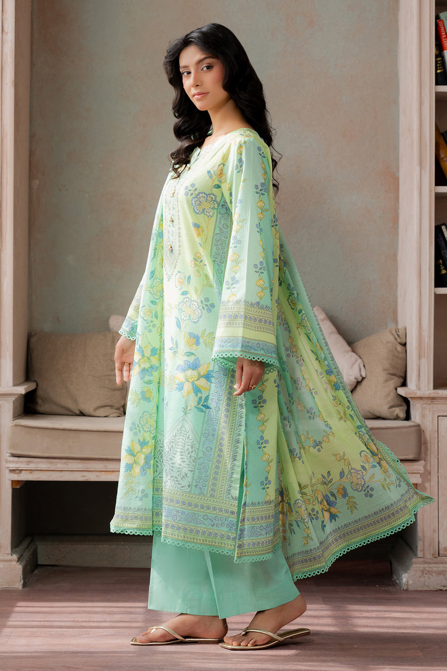Zellbury Summer Printed Lawn Unstitched 3Pc Suit WUS26X30613