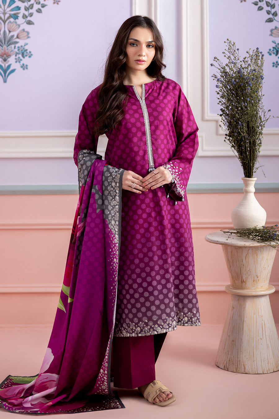Zellbury Summer Printed Lawn Unstitched 3Pc Suit WUS26X30615